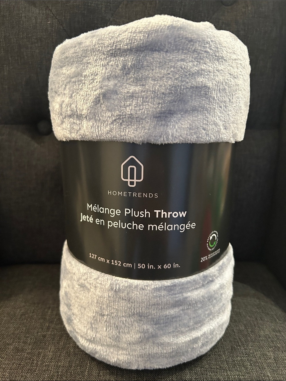 NEW 🆕 Hometrends Mélange Plush Throw 50x60 in
